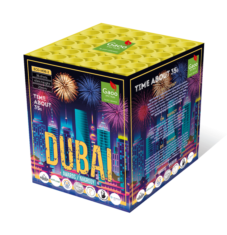 Jetzt Dubai 36-Schuss-Feuerwerk-Batterie ab 52.99€ bestellen