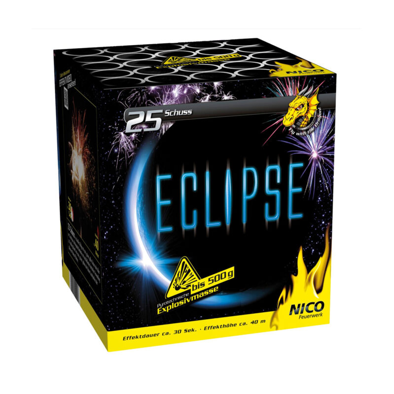 Jetzt Eclipse 25-Schuss-Feuerwerk-Batterie ab 22.09€ bestellen