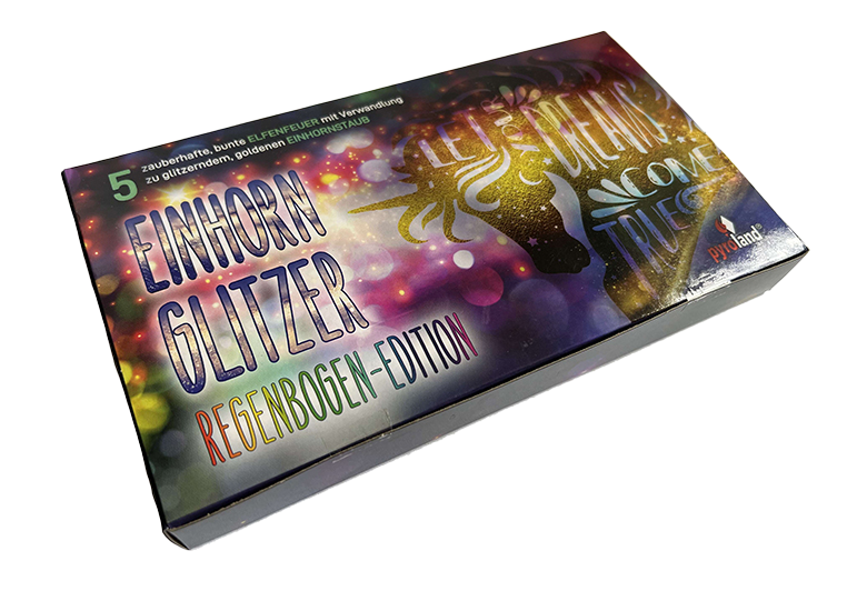 Jetzt Einhornglitzer Regenbogen-Edition ab 4.68€ bestellen