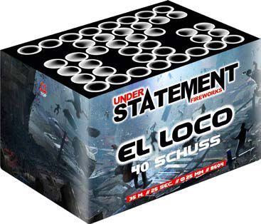 Jetzt El Loco 40-Schuss-Feuerwerk-Batterie ab 35.99€ bestellen