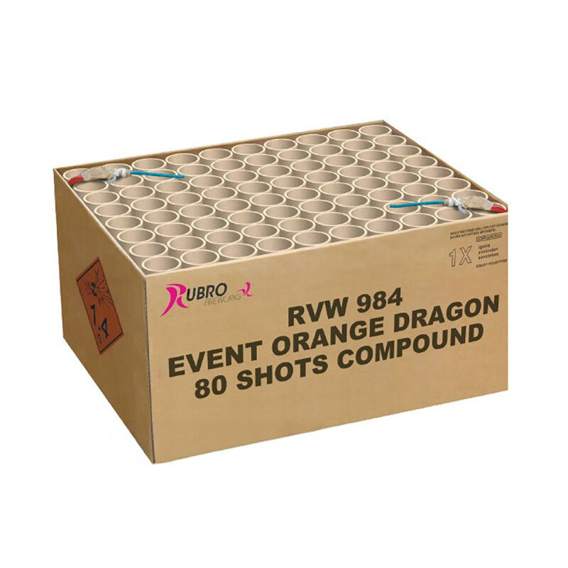 Jetzt Event Orange Dragon 80-Schuss-Feuerwerkverbund ab 84.99€ bestellen