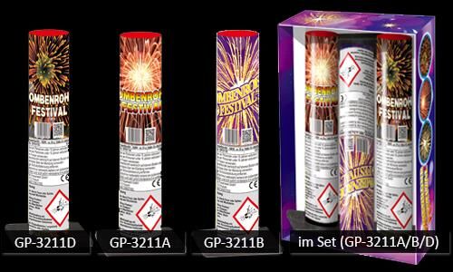 Jetzt Festival Bombenrohr 3er Set ab 11.99€ bestellen