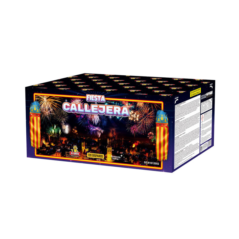 Jetzt Fiesta Callejera 120-Schuss-Feuerwerkverbund ab 160.65€ bestellen