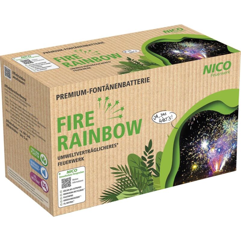Jetzt Fire Rainbow 8er-Fontänenbatterie ab 16.99€ bestellen