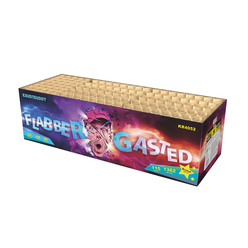 Jetzt Flabber Gasted 115-Schuss-Feuerwerkverbund ab 110.49€ bestellen