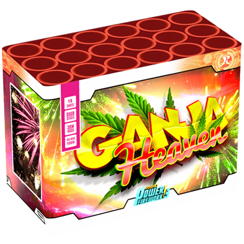 Jetzt Ganja 18-Schuss-Feuerwerk-Batterie ab 9.99€ bestellen
