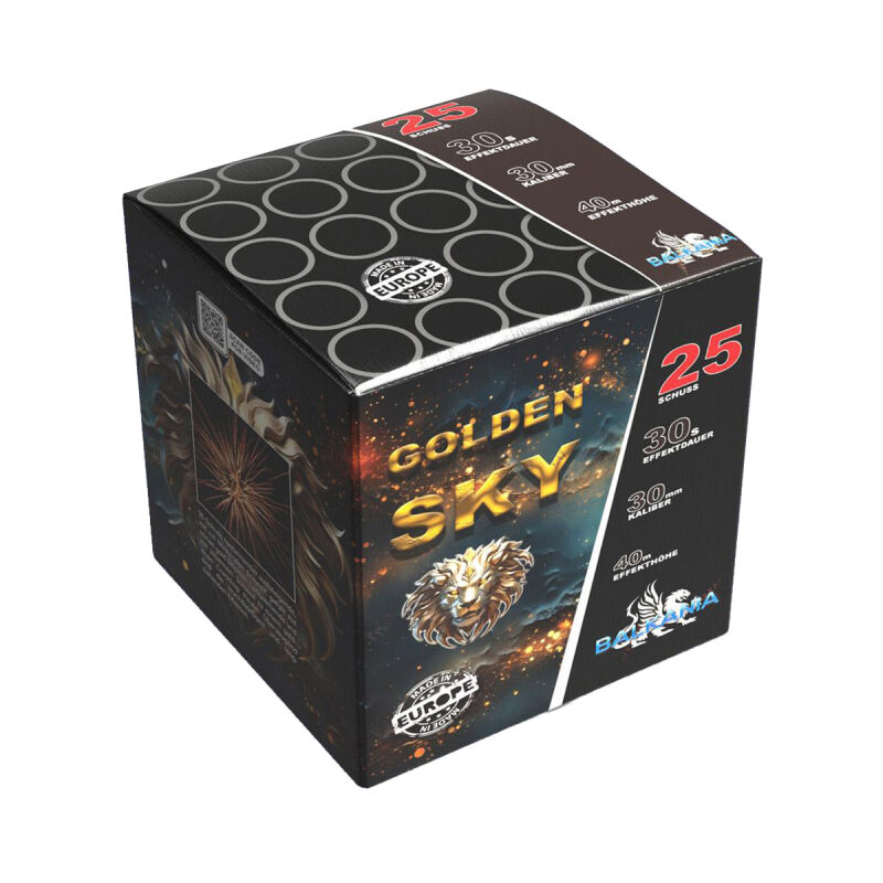 Jetzt Golden Sky 25-Schuss-Feuerwerk-Batterie ab 31.41€ bestellen