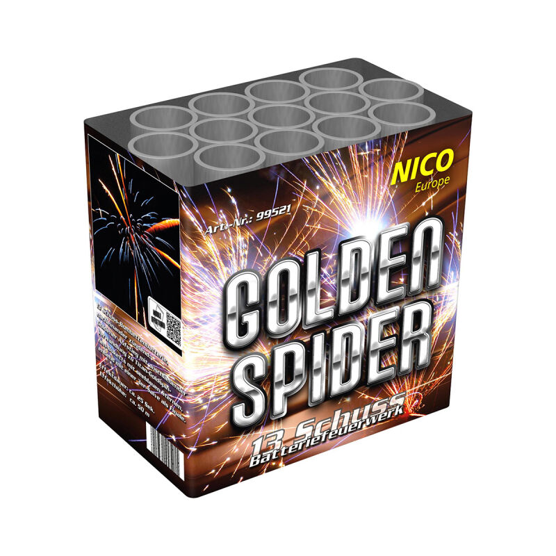 Jetzt Golden Spider 13-Schuss-Feuerwerk-Batterie ab 21.24€ bestellen