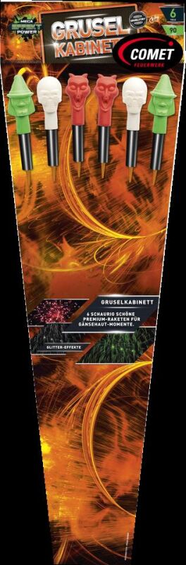 Jetzt Gruselkabinett 6-teiliges-Raketensortiment ab 7.99€ bestellen