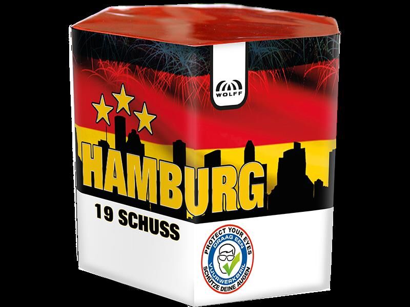 Jetzt Hamburg 19-Schuss-Feuerwerk-Batterie ab 9.99€ bestellen