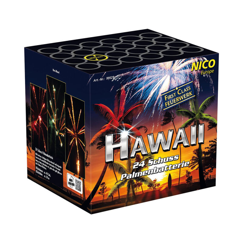 Jetzt Hawaii 24-Schuss-Feuerwerkbatterie ab 42.49€ bestellen