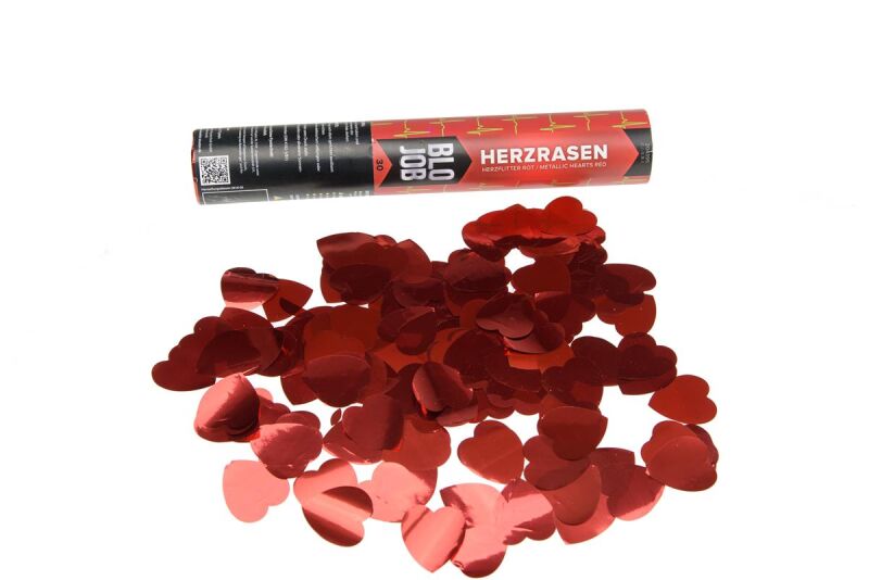 Jetzt Herzrasen 30cm Metallicflitter rot ab 4.99€ bestellen