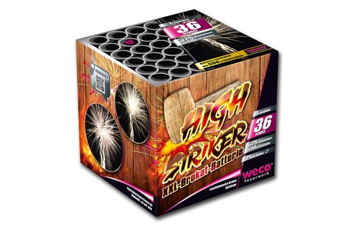 Jetzt High Striker 36-Schuss-Feuerwerk-Batterie ab 29.99€ bestellen