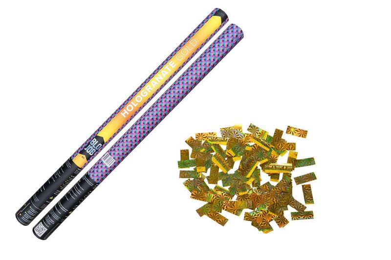 Jetzt Hologranate Gold 80cm Laserkonfetti gold ab 5.11€ bestellen