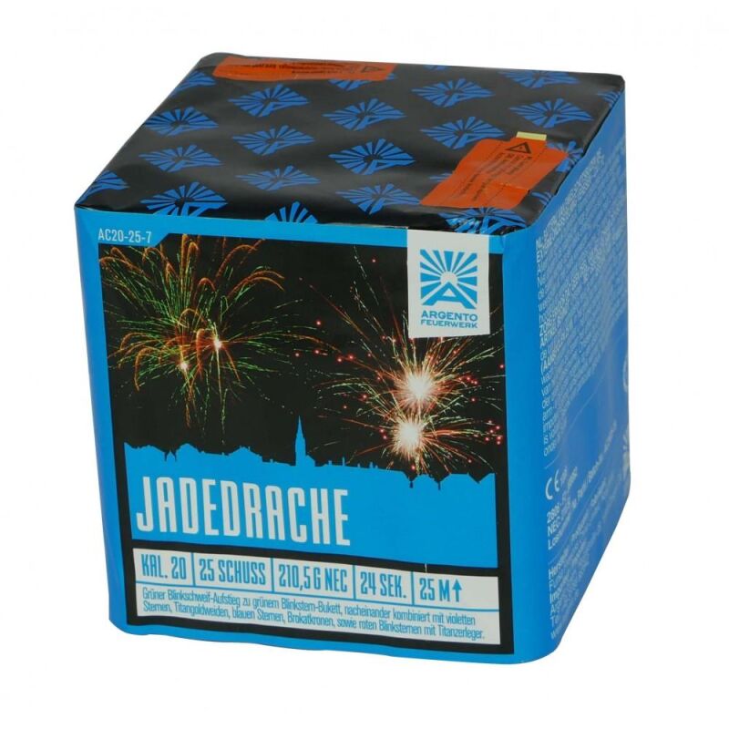Jetzt Jadedrache 25-Schuss-Feuerwerk-Batterie ab 12.99€ bestellen