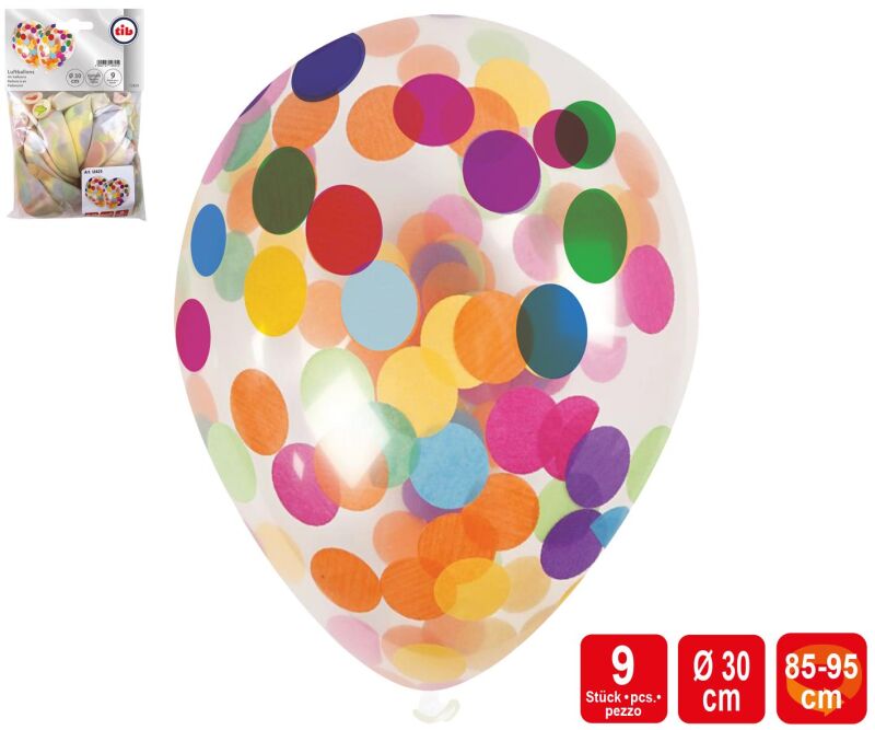 Jetzt Konfetti-Luftballons Party 9 Stück ab 6.5€ bestellen