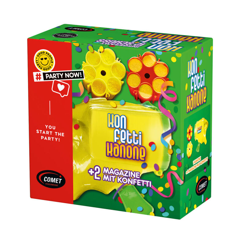 Jetzt Konfetti-Pistole inkl. 2x6 Schuss Munition ab 4.99€ bestellen