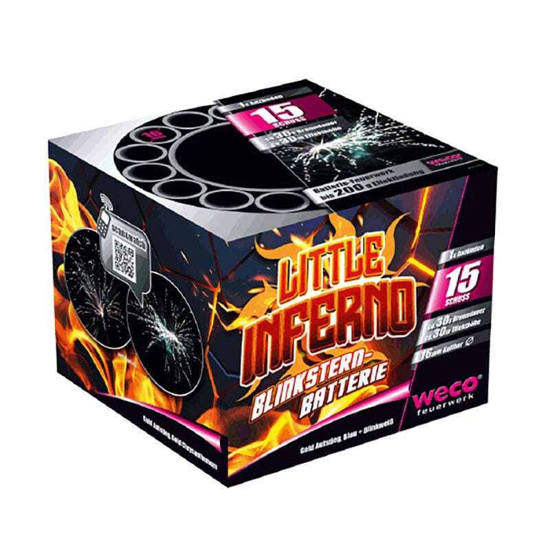 Jetzt Little Inferno 15-Schuss-Feuerwerk-Batterie ab 7.64€ bestellen