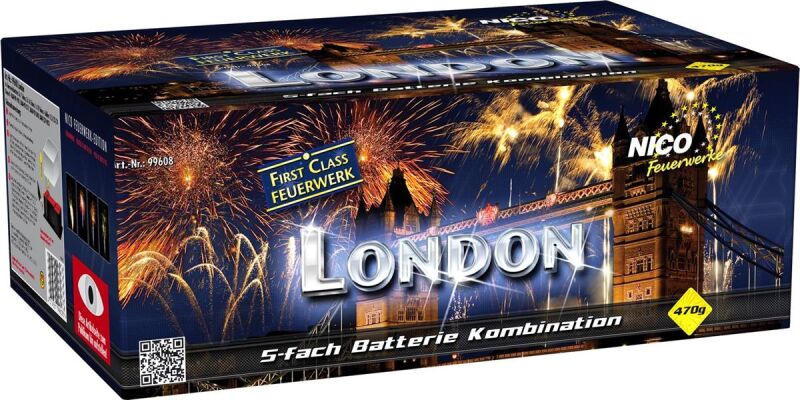 Jetzt London 123-Schuss-Feuerwerkverbund ab 54.99€ bestellen