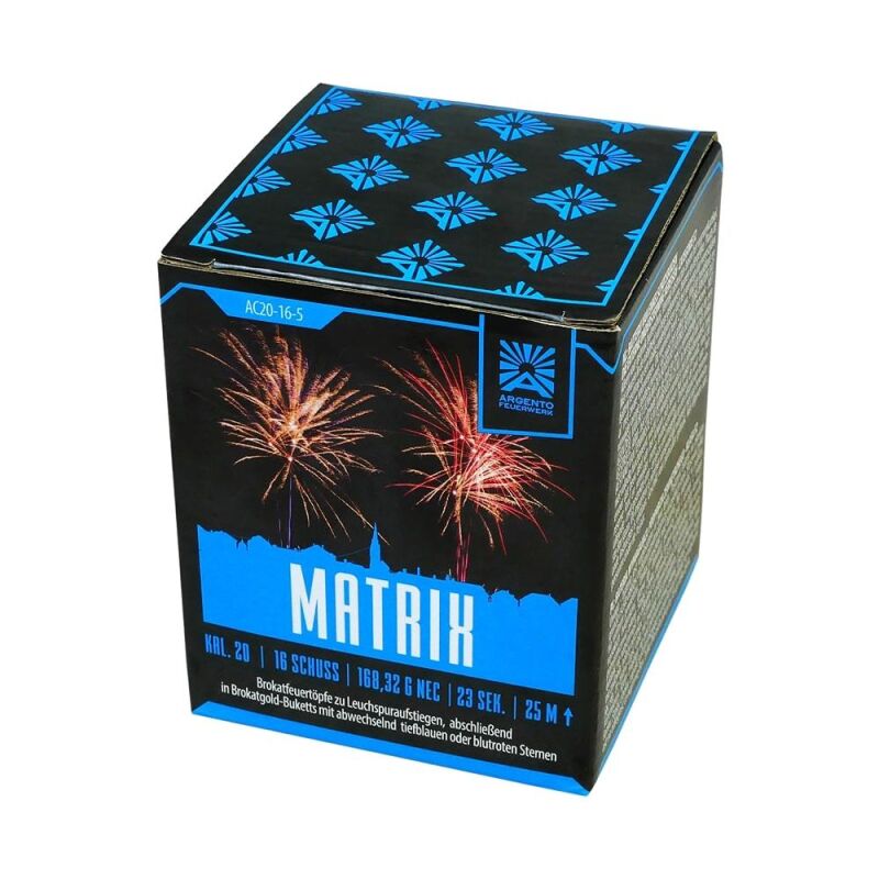 Jetzt Matrix 16-Schuss-Feuerwerk-Batterie ab 11.99€ bestellen