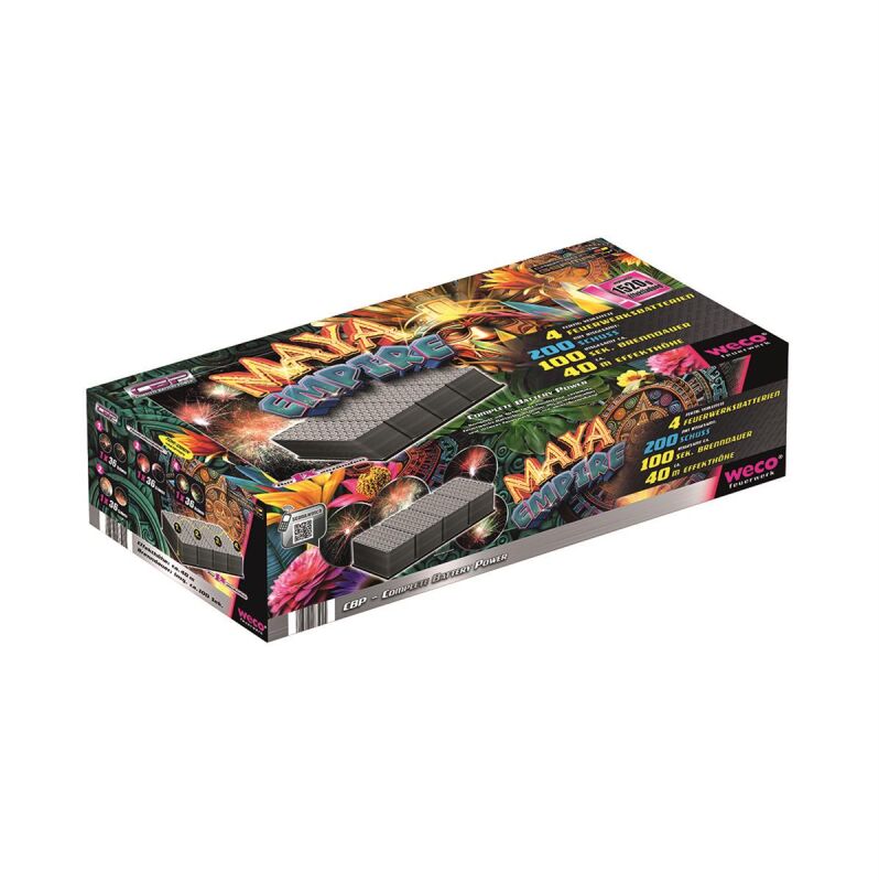 Jetzt Maya Empire 200-Schuss-Feuerwerkverbund ab 135.99€ bestellen