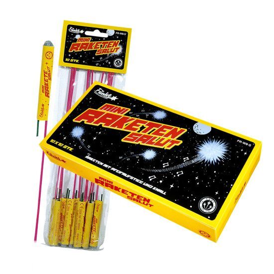 Jetzt Mini-Raketen Salut 100er Pack ab 25.49€ bestellen
