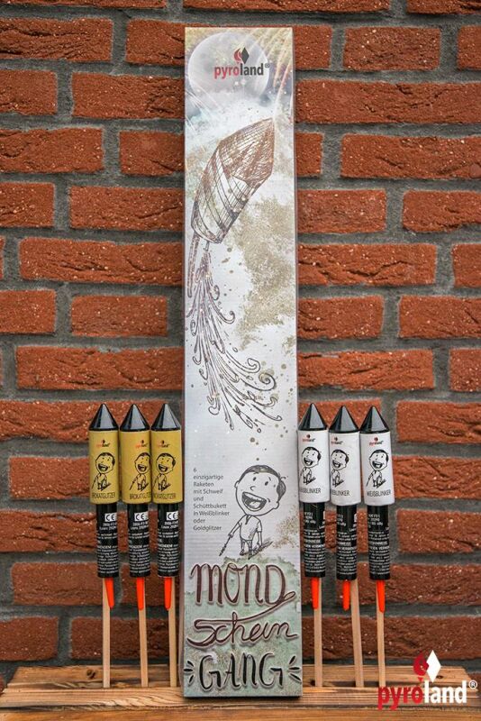 Jetzt MONDSCHEIN-GANG 6-teiliges Raketen-Sortiment ab 12.74€ bestellen