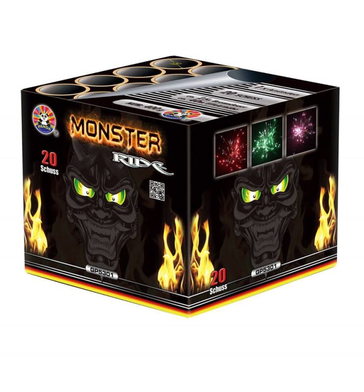 Jetzt Monster Ride 20-Schuss-Feuerwerkbatterie ab 39.99€ bestellen