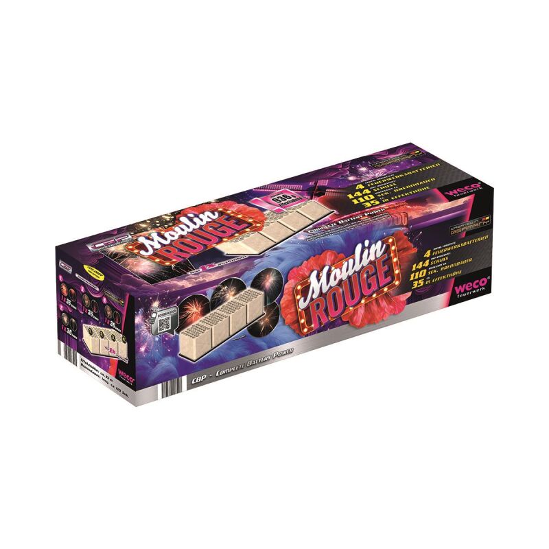 Jetzt Moulin Rouge 144-Schuss-Feuerwerkverbund ab 99.44€ bestellen