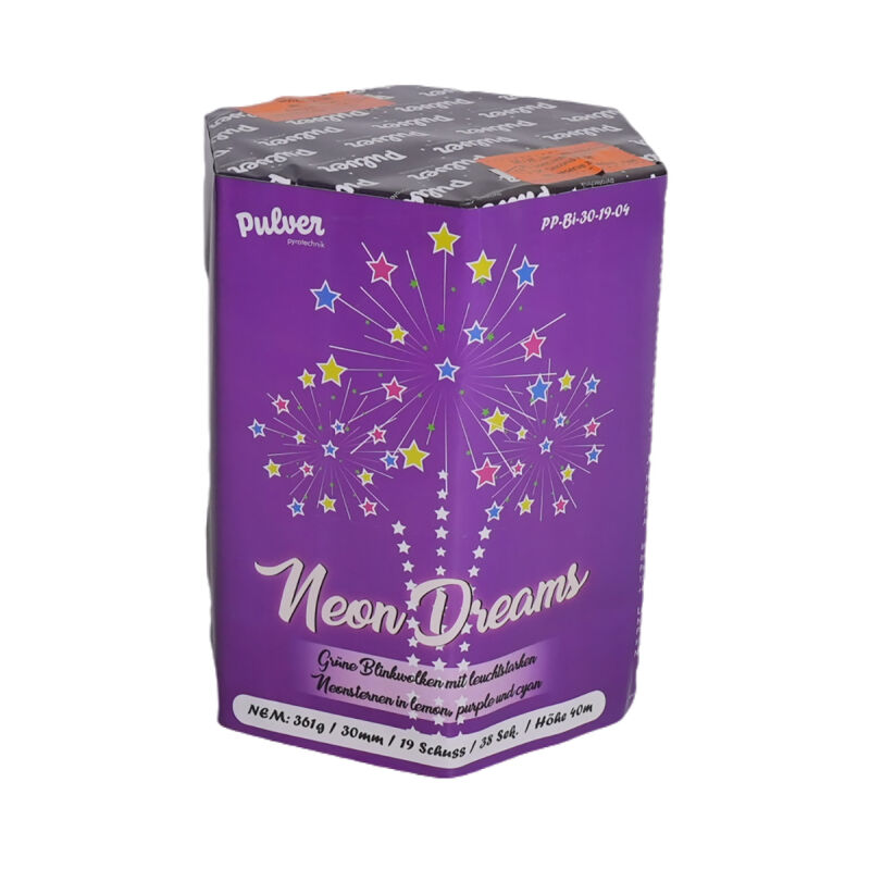 Jetzt Neon Dreams 19-Schuss-Feuerwerk-Batterie ab 33.99€ bestellen