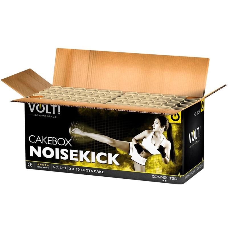 Jetzt Noisekick 60-Schuss-Feuerwerkverbund ab 69.99€ bestellen