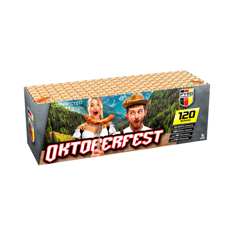Jetzt Oktoberfest 120-Schuss-Feuerwerkverbund ab 54.99€ bestellen