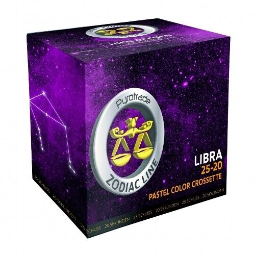 Jetzt Pastel Color Crossette - Libra - Zodiac Line 25-Schuss-Feuerwerk-Batterie ab 23.99€ bestellen
