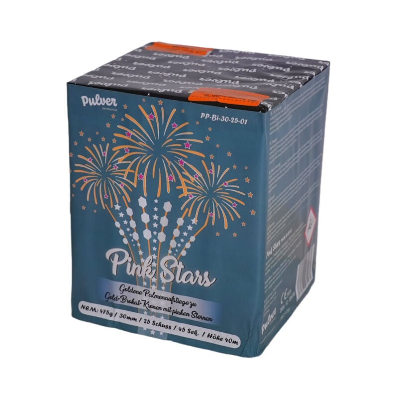 Jetzt Pink Stars 25-Schuss-Feuerwerk-Batterie ab 42.49€ bestellen