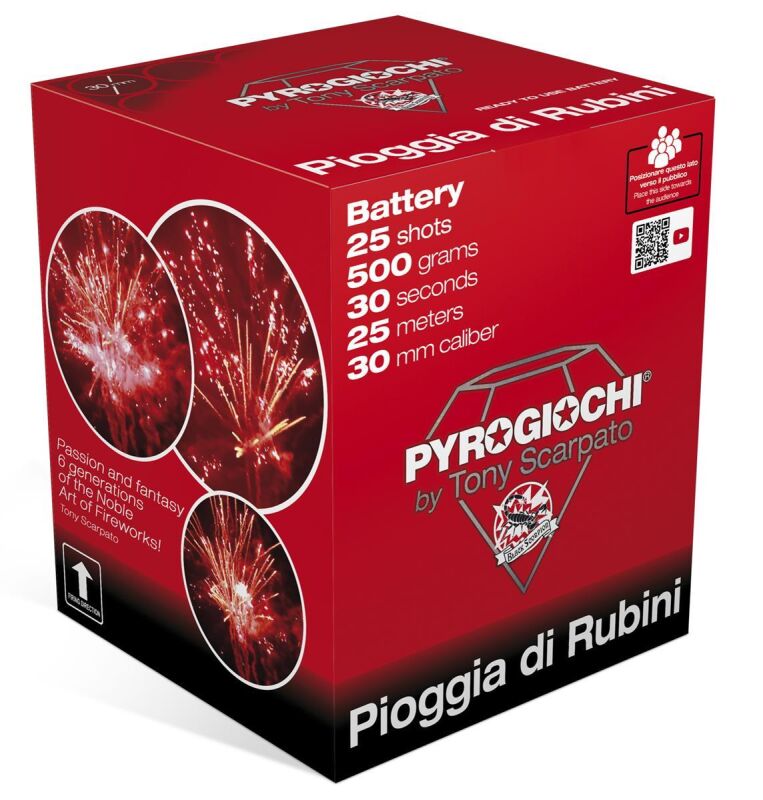 Jetzt Pioggia Di Rubini 25-Schuss-Feuerwerk-Batterie ab 33.5€ bestellen