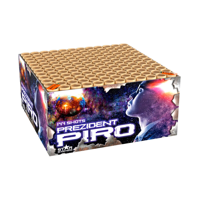 Jetzt Prezident Piro 144-Schuss-Feuerwerkverbund (Stahlkäfig) ab 109€ bestellen