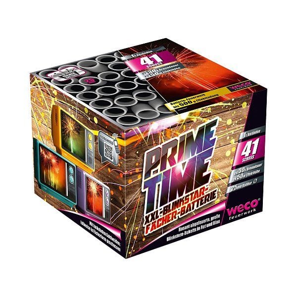 Jetzt Prime Time 41-Schuss-Feuerwerk-Batterie ab 39.99€ bestellen