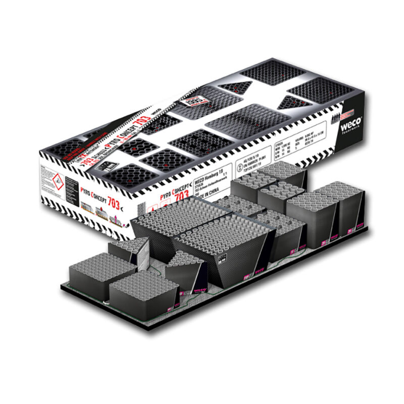 Jetzt Pyro Concept 703-Schuss-Feuerwerkverbund ab 297.49€ bestellen
