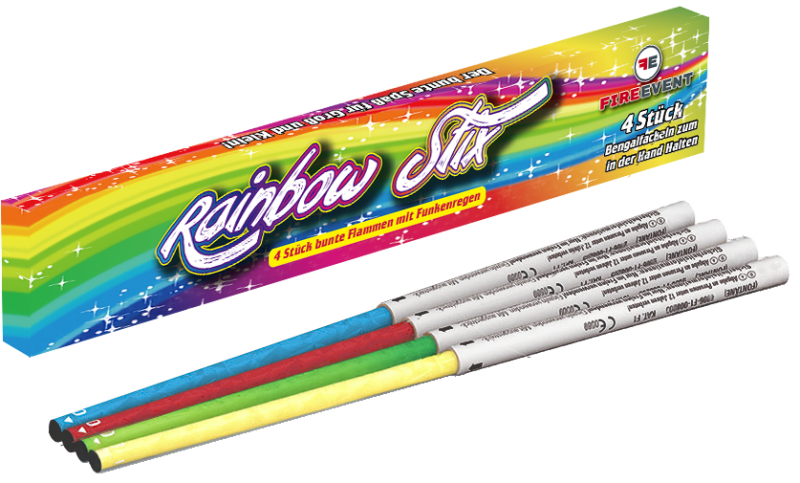 Jetzt Rainbow Stix Bengalfackeln ab 4.99€ bestellen