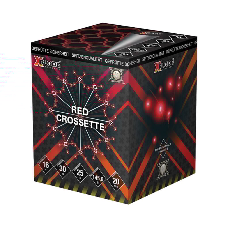 Jetzt Red Crossette 16-Schuss-Feuerwerkbatterie ab 11.04€ bestellen