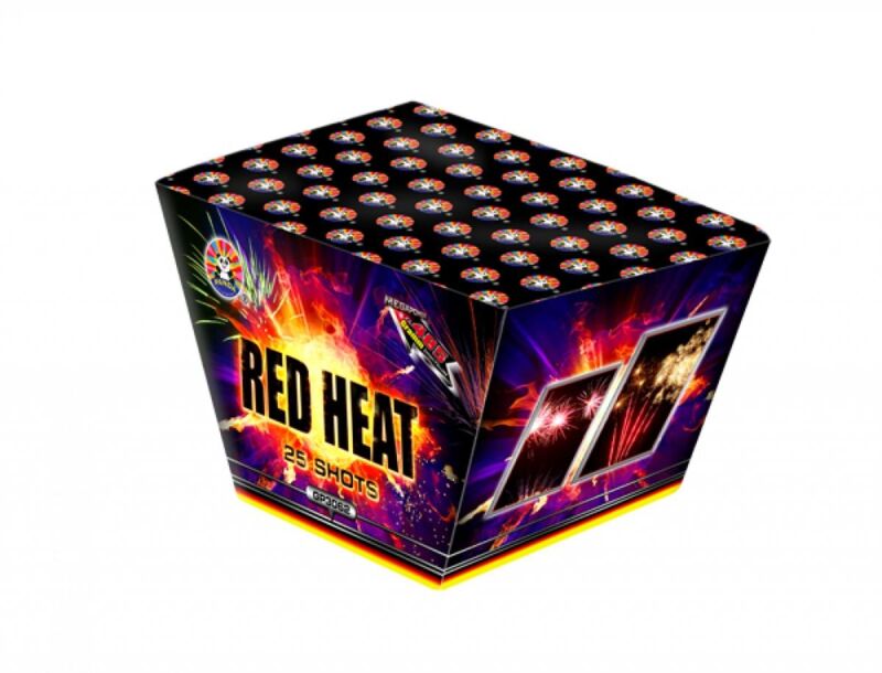 Jetzt Red Heat 25-Schuss-Feuerwerk-Batterie ab 34.99€ bestellen