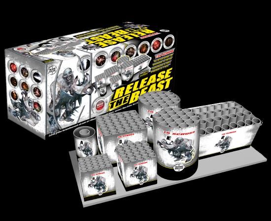 Jetzt Release the Beast 156-Schuss-Feuerwerkverbund ab 139.99€ bestellen