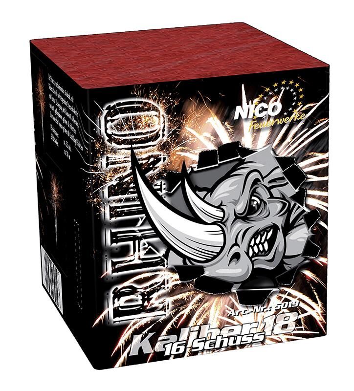 Jetzt Rhino (Out of Control) 16-Schuss-Feuerwerk-Batterie ab 8.99€ bestellen
