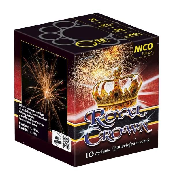Jetzt Royal Crown 10 Schuss-Feuerwerk-Batterie ab 20.99€ bestellen