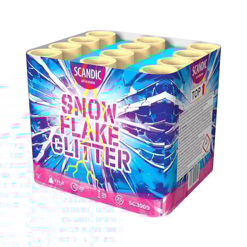 Jetzt Snowflake Glitter 12-Schuss-Feuerwerk-Batterie ab 11.99€ bestellen