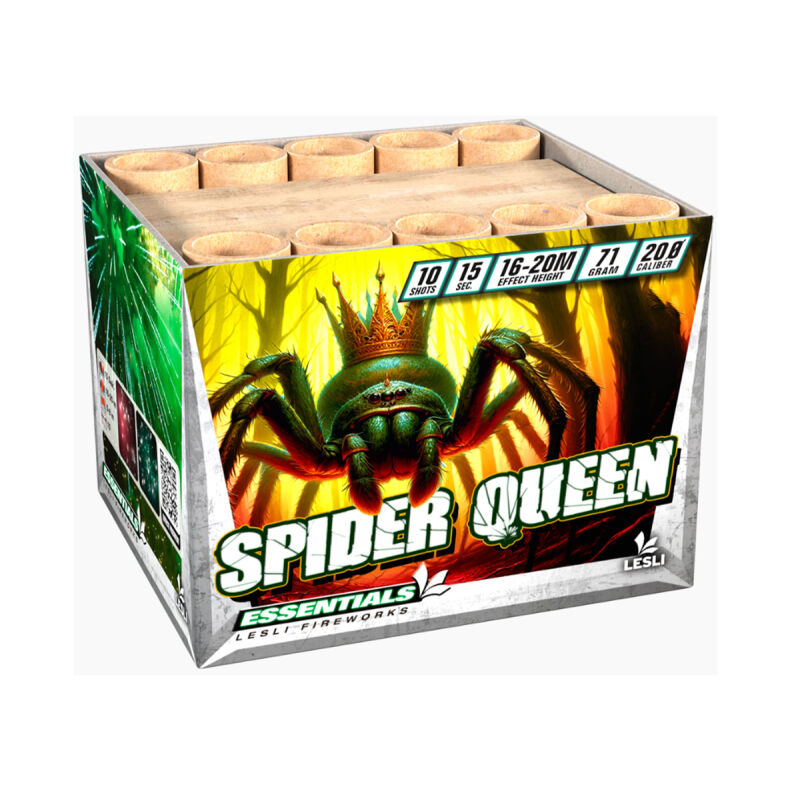 Jetzt Spider Queen 10-Schuss-Feuerwerk-Batterie ab 6.79€ bestellen