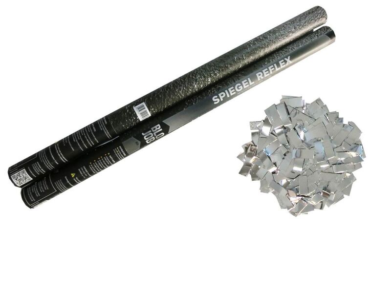 Jetzt Spiegel Reflex 80cm Metallicflitter silber ab 6.99€ bestellen