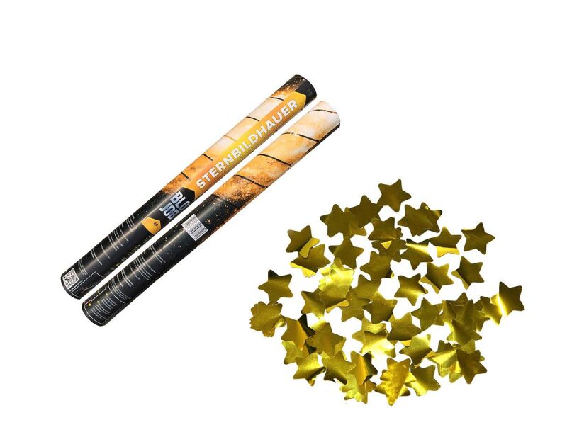 Jetzt Sternbildhauer 50cm Metallicflitter goldene Sterne ab 4.47€ bestellen