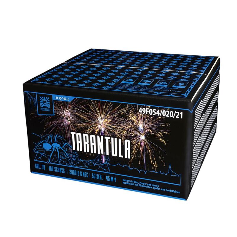 Jetzt Tarantula 100-Schuss-Feuerwerkverbund ab 199.99€ bestellen