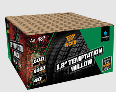Jetzt Tempation Willow 100-Schuss-Feuerwerkverbund ab 159.99€ bestellen